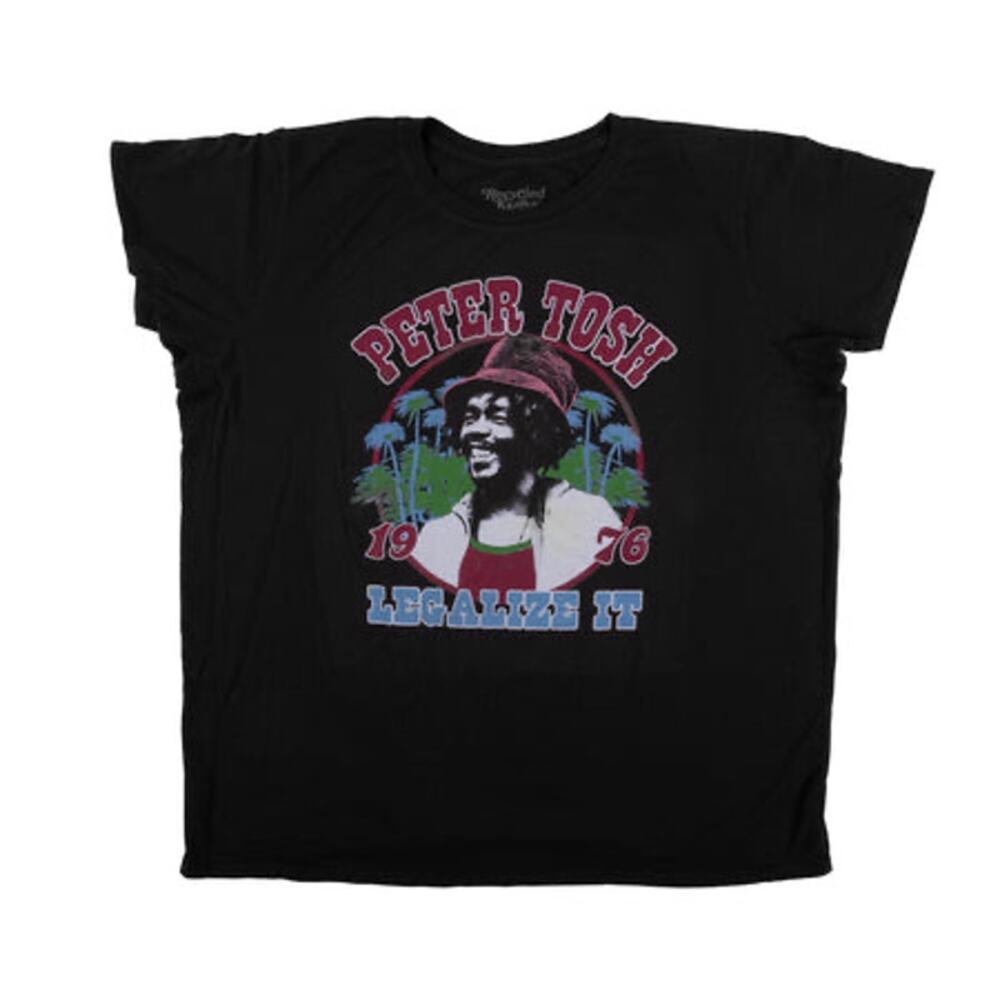 Peter Tosh Legalize It Black Graphic T-Shirt Reggae Music Tee
